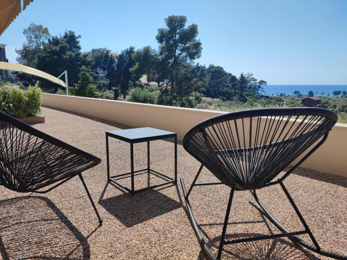 Theasis 4 Luxury Studio With Sea View Neos Marmaras Esterno foto